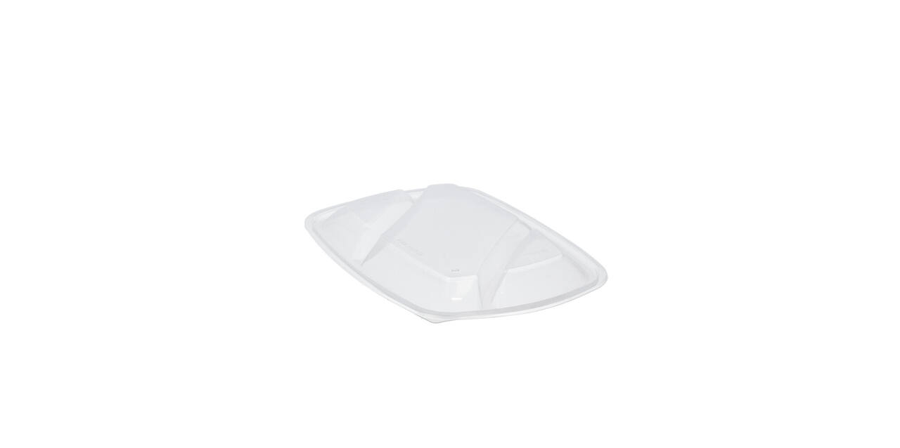 Lid t.b.v. menutray pp 3-comp 175/600/200 ml hot 52173