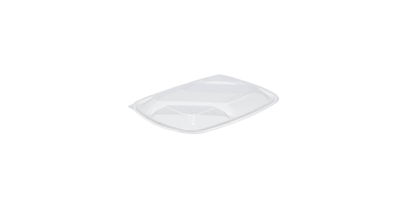 Lid t.b.v. menutray pp 3-comp 175/600/200 ml hot 52173
