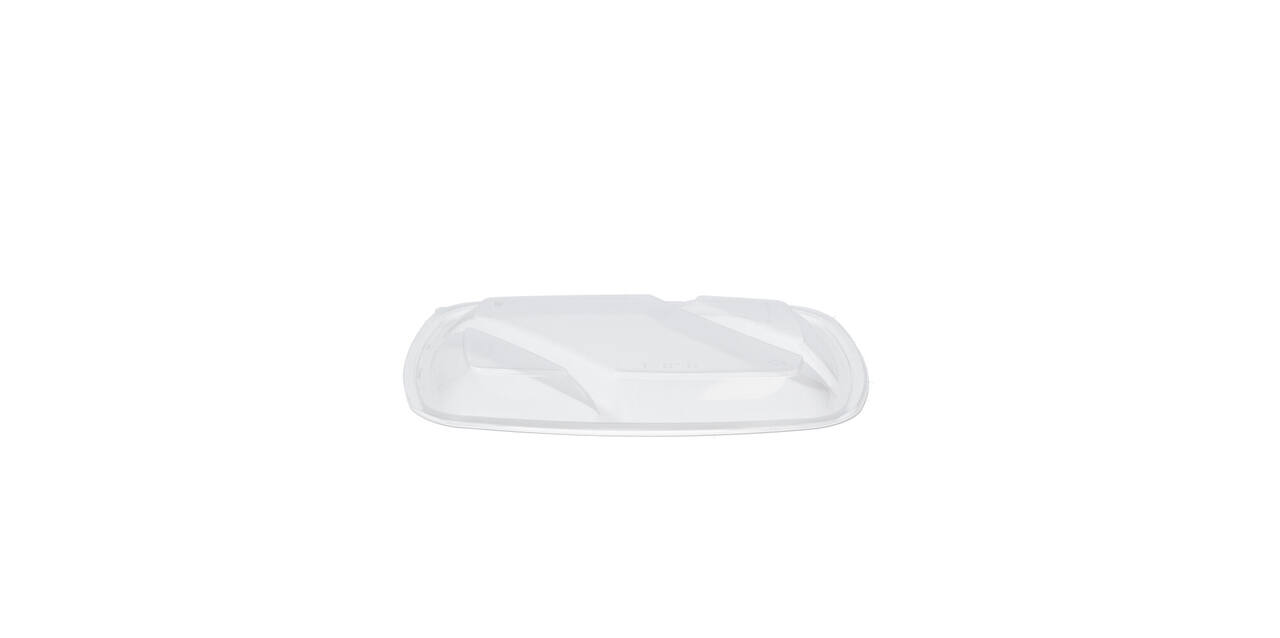 Lid t.b.v. menutray pp 3-comp 175/600/200 ml hot 52173