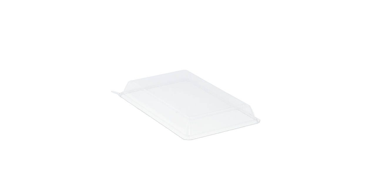 Deksel transparant tbv sushi tray 212 x 143 mm OPS S.9180
