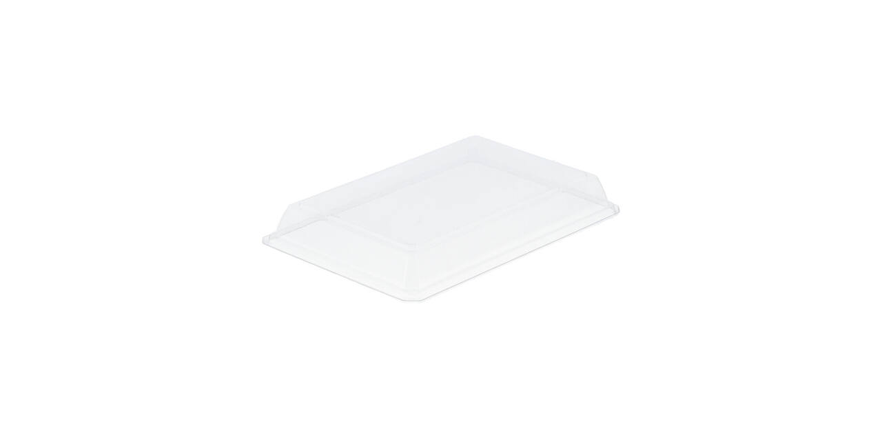 Deksel transparant tbv sushi tray 212 x 143 mm OPS S.9180