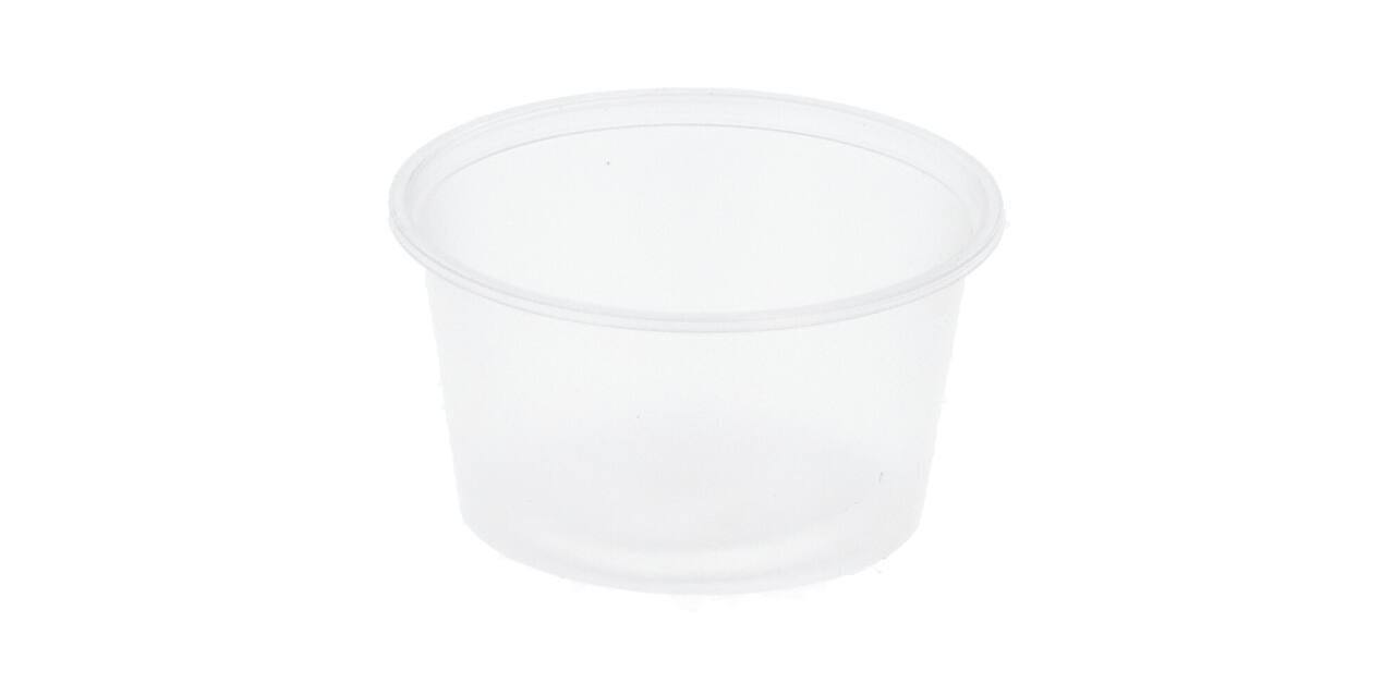 Sauscup PP 80cc 70,3mm transparant