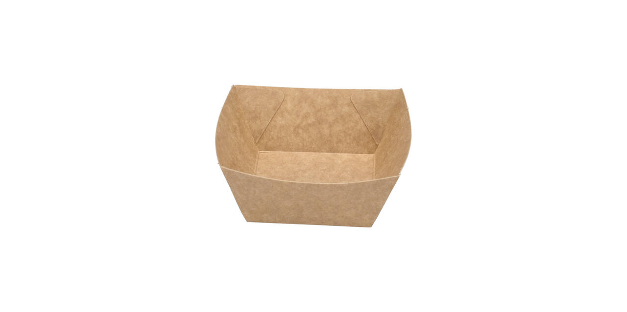 Bak karton A7 eco bruin/wit 110 x 89 x 35 mm P2P