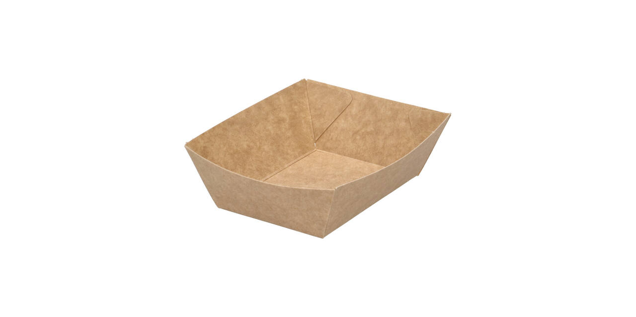 Bak karton A7 eco bruin/wit 110 x 89 x 35 mm P2P