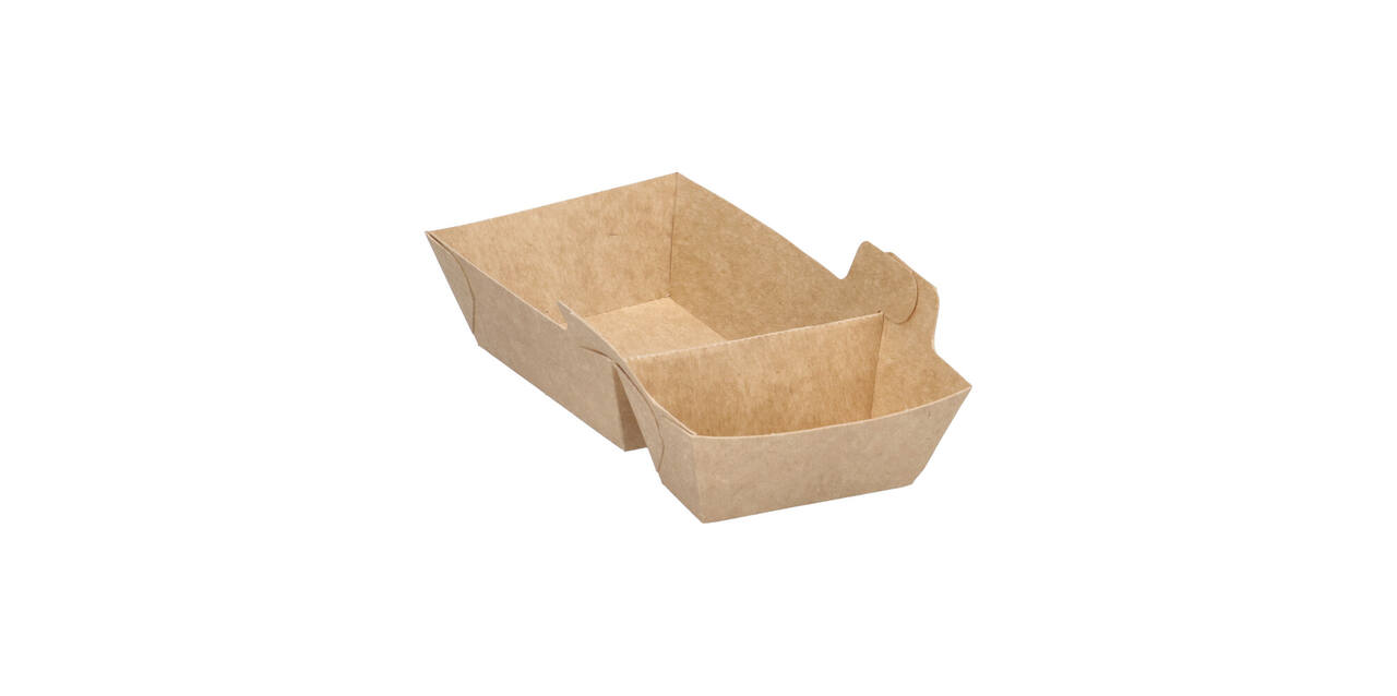 Bak karton eco bruin/wit 160 x 89 x 35 mm A7+1  "Paper2Paper"