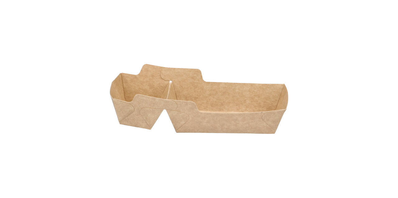 Bak karton eco bruin/wit a9+1 187 x 89 x 35 mm P2P