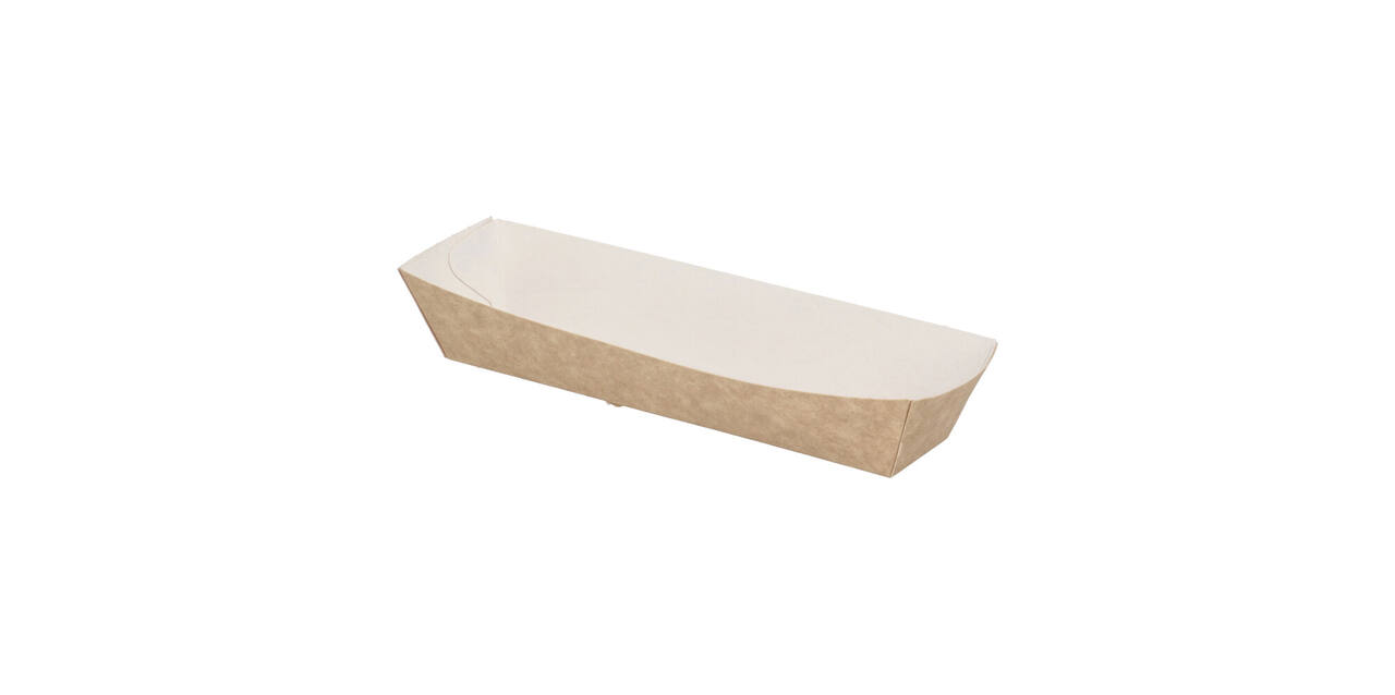 Bak karton A16 eco bruin/wit 195 x 55 x 35 mm