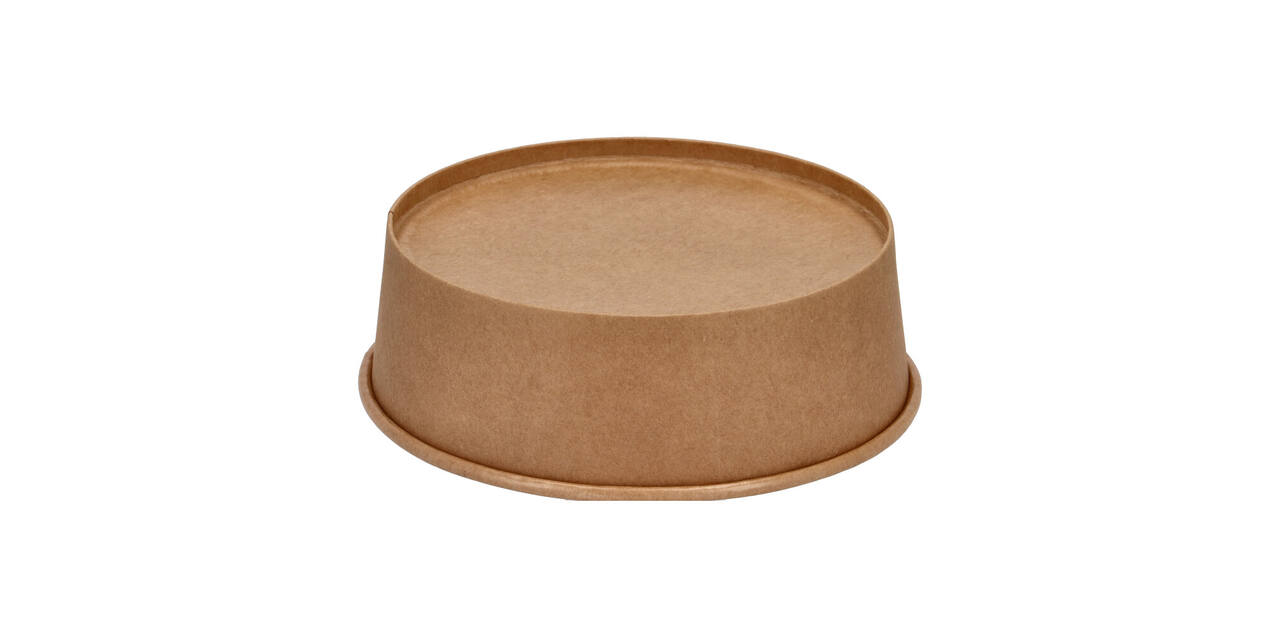 Bak bruin kraft rond ø 204 mm 1500 ml Saladebowl