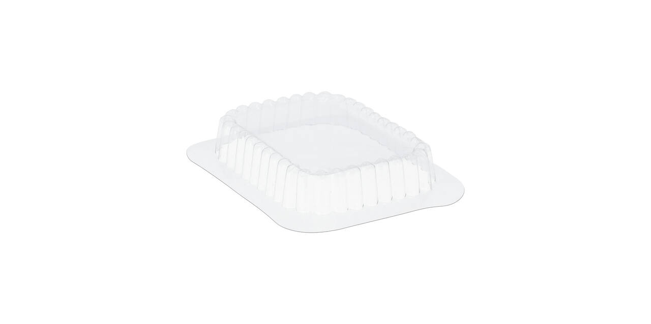Deksel transparant 2cm hoog voor 145x120x41mm