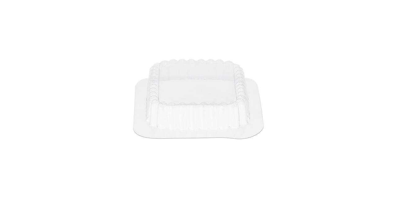 Deksel transparant 2cm hoog voor 145x120x41mm