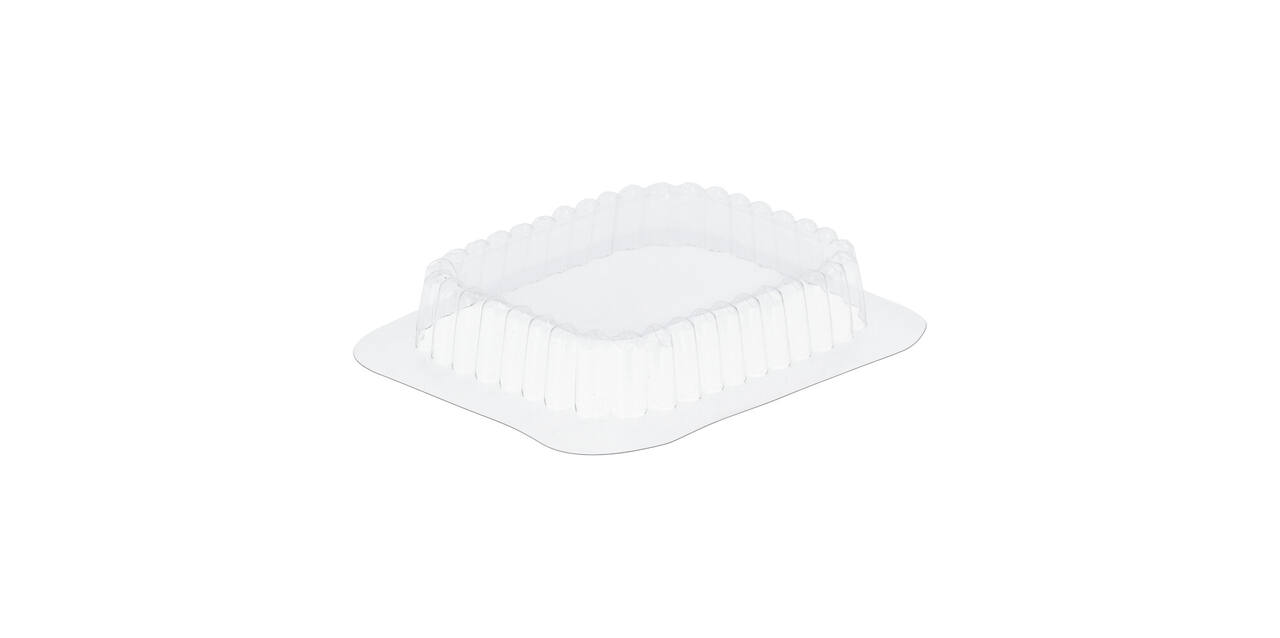 Deksel transparant 2cm hoog voor 145x120x41mm