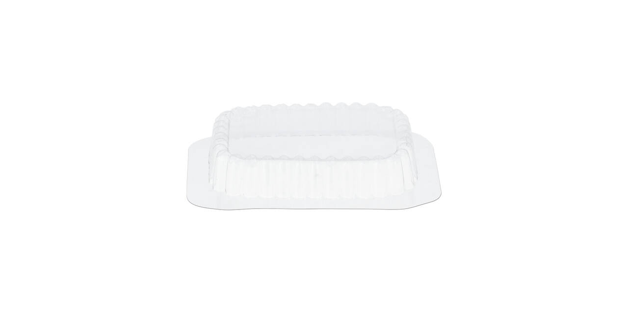 Deksel transparant 2cm hoog voor 145x120x41mm