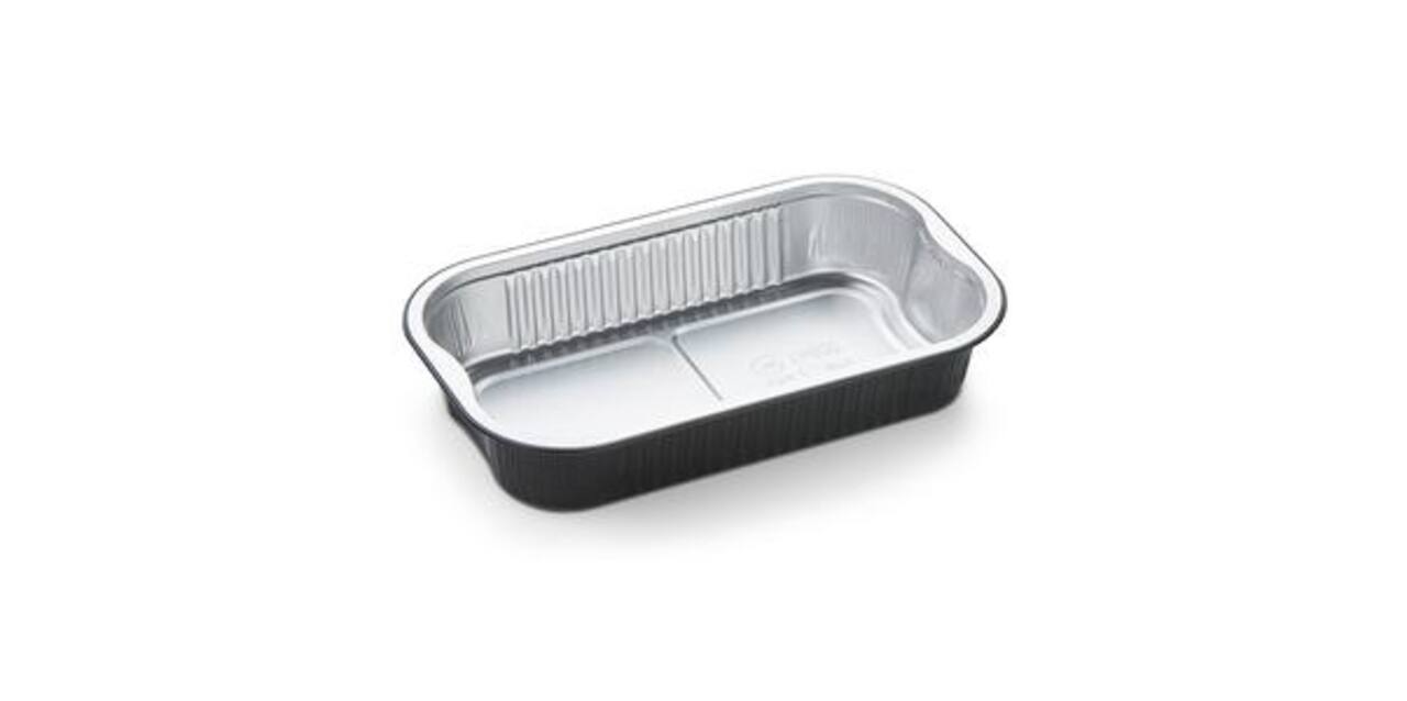 Alu bak 234 x 138 x 43 zwart 964ml "Ready2Cook"