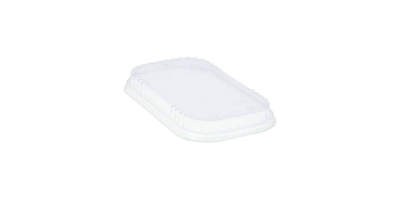 Deksel 234 x 138 mm transparant tbv alu bak 240 x 144 x 25 mm "Ready2cook" 5021100000
