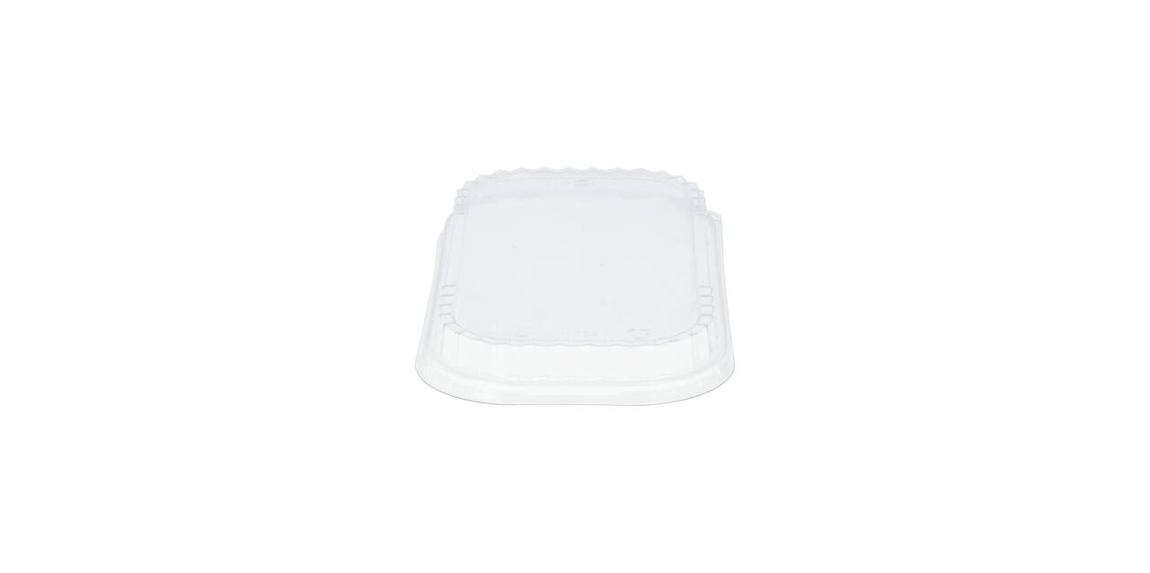 Deksel 234 x 138 mm transparant tbv alu bak 240 x 144 x 25 mm "Ready2cook" 5021100000