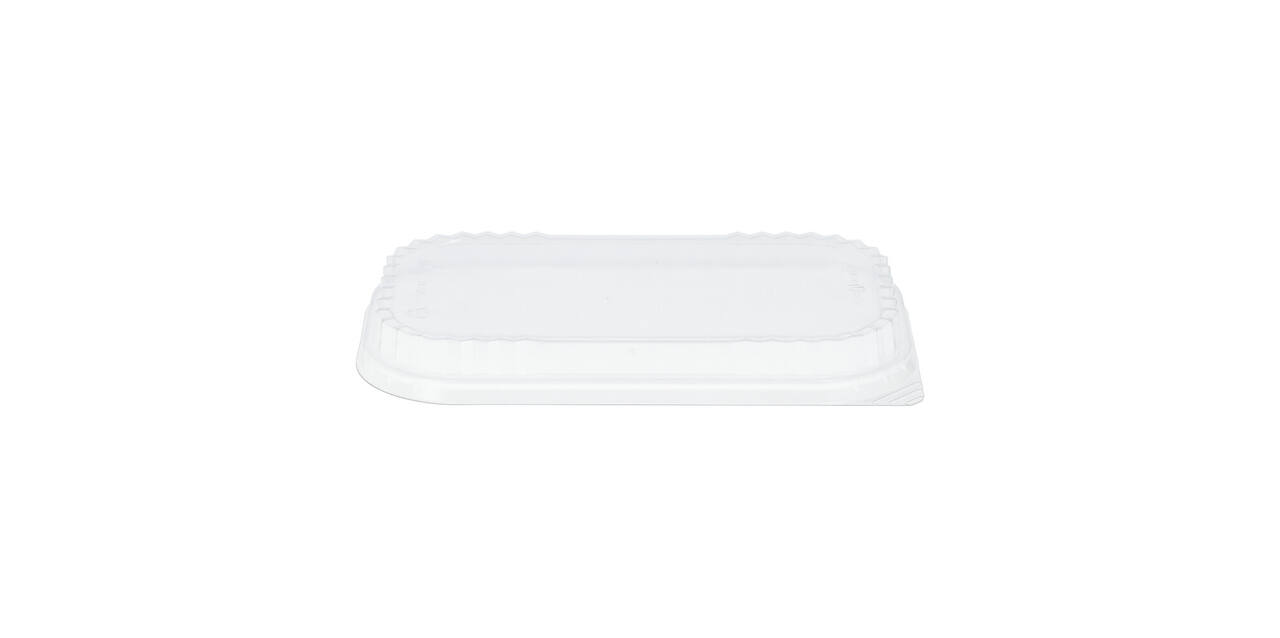 Deksel 234 x 138 mm transparant tbv alu bak 240 x 144 x 25 mm "Ready2cook" 5021100000