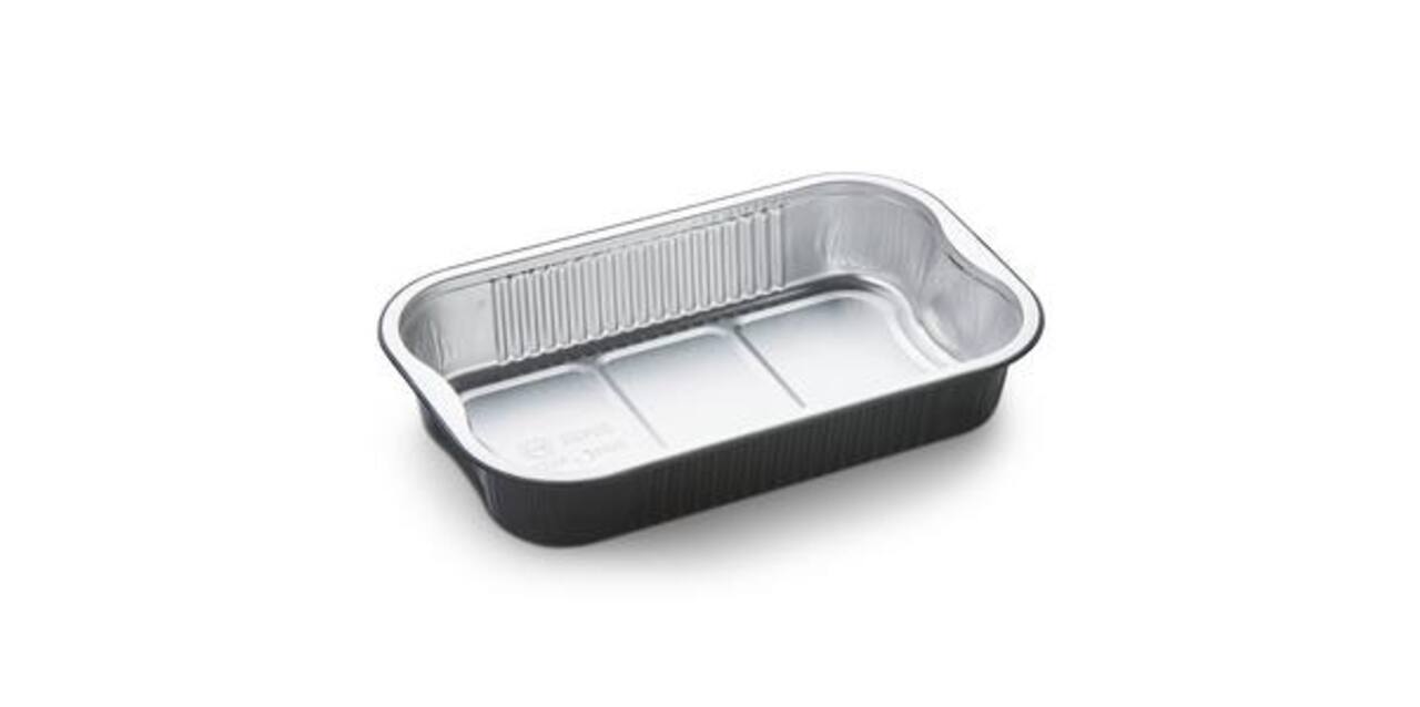 Alu bak 265x162x47mm 1442ml ready2cook black