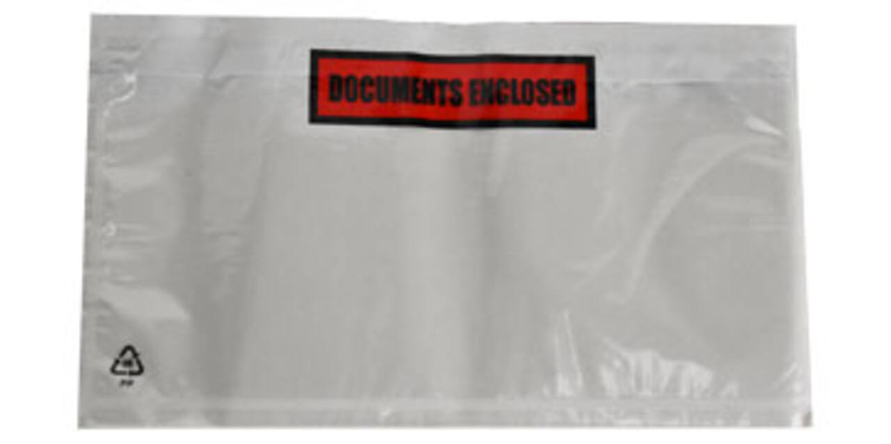 Documenthoes dl 235 x 132 mm "Documents Enclosed"