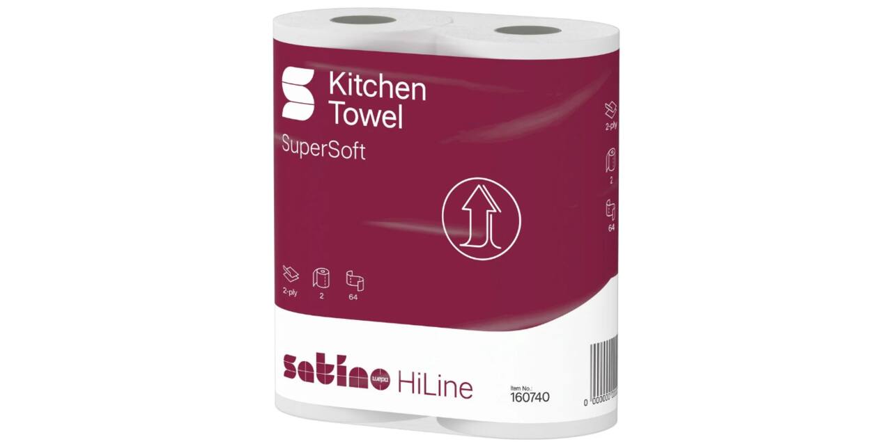 Satino keukenrol HiLine 2x64, 2-laags