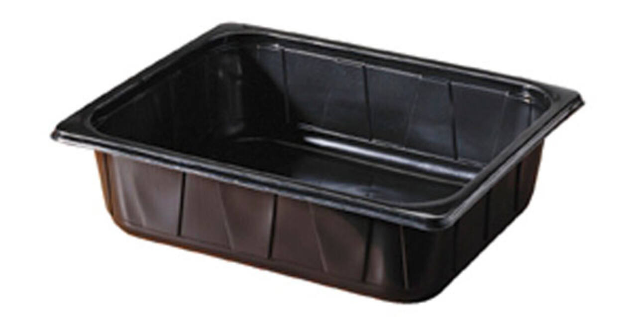 115543 - Pp tray 1/2 gn 325x265x80 zwart