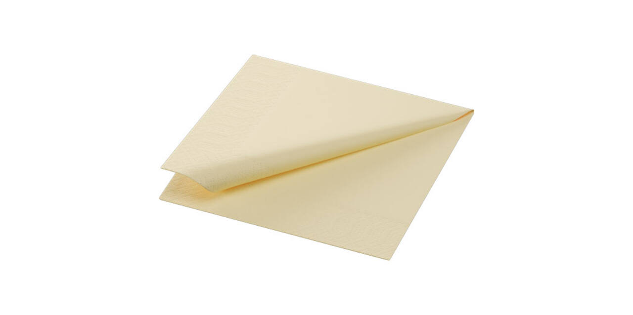 168419 - Servet 3-laags, 24x24cm, cream, 2.000st/doos