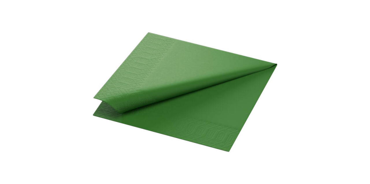 186359 - Servet, 3-laags, 33x33cm, leaf green, 1.000st/doos