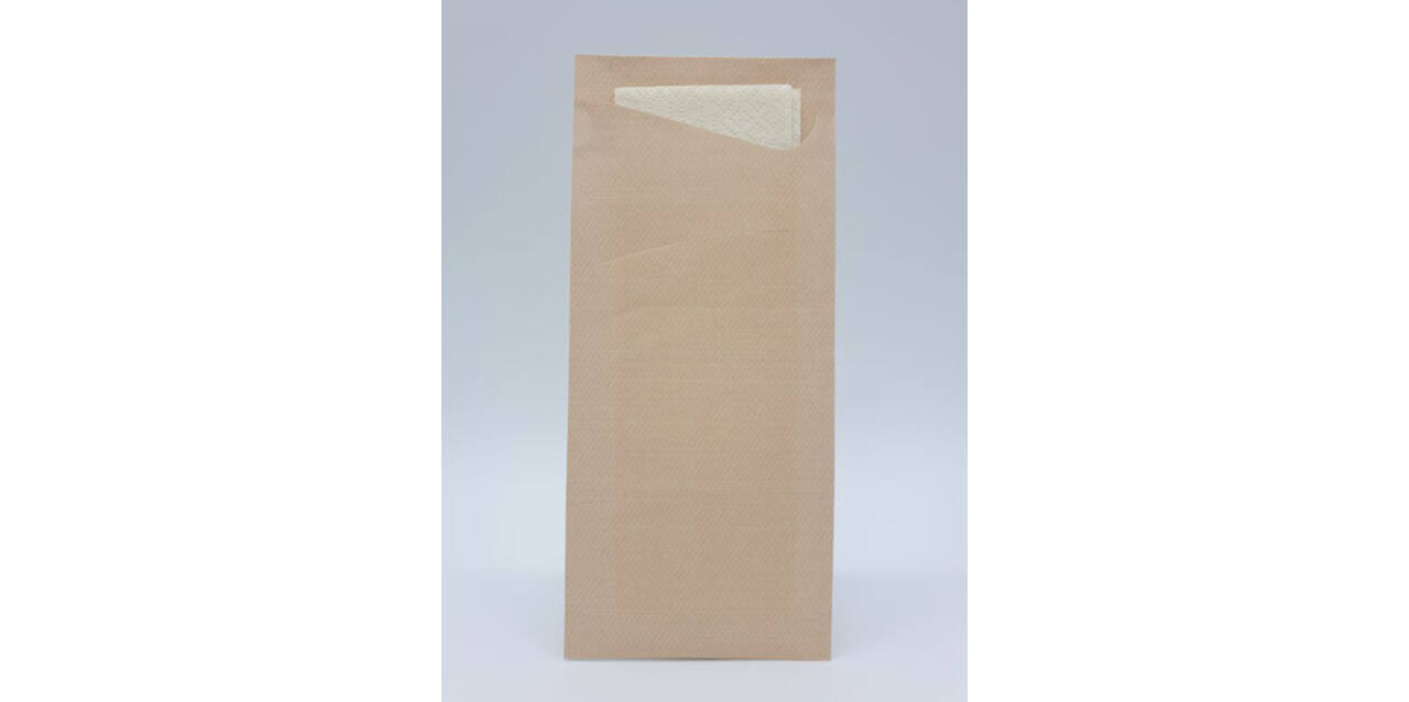 450050 - Sacchetto tissue chestnut-cream