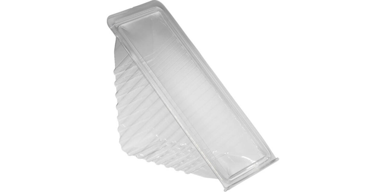 157108 - Sandwich wedge 160x85x65mm transparant 1-comp