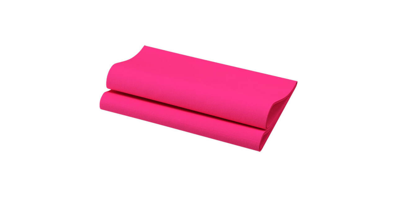 201153 - Servetten 40 x 40 cm BIO Dunisoft 1/4 vouw fuchsia