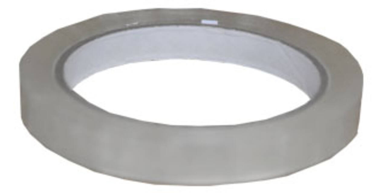 Tape PP 12 mm x 66 mtr transparant