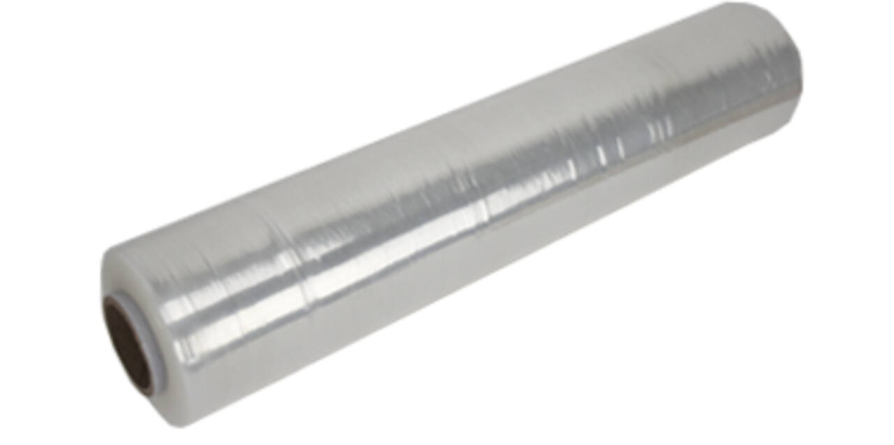 Stretchfolie LLPDE 50 cm x 170 mtr transparant 35my handrol