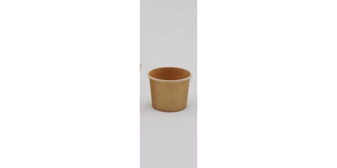Bak bruinkraft/PE rond ø 61,5/48 mm 80 ml