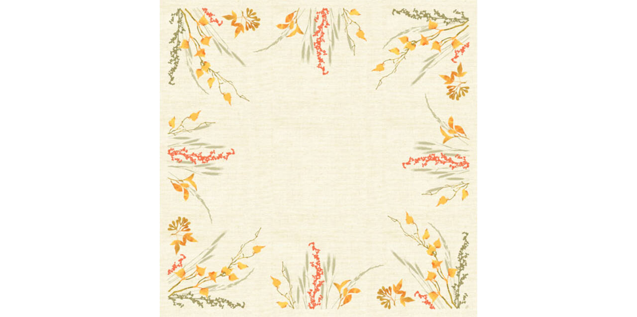 200744 - Napperons dunisilk 84x84cm fall beauty