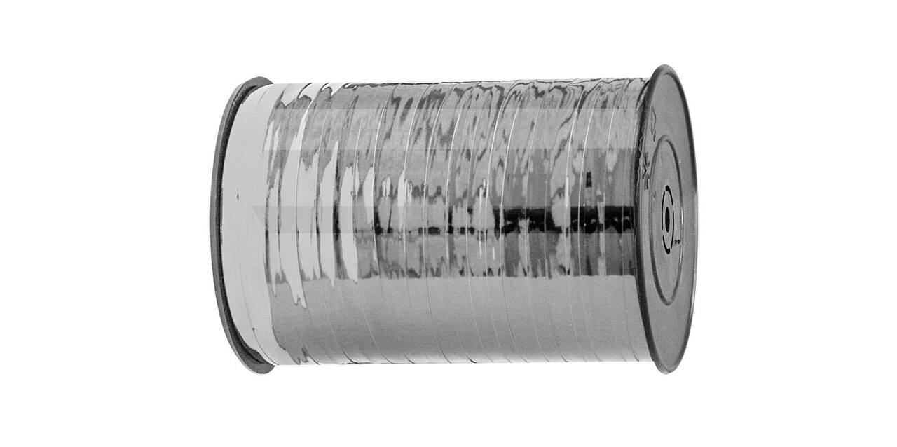 Krullint 5mm x 455m metallic silver