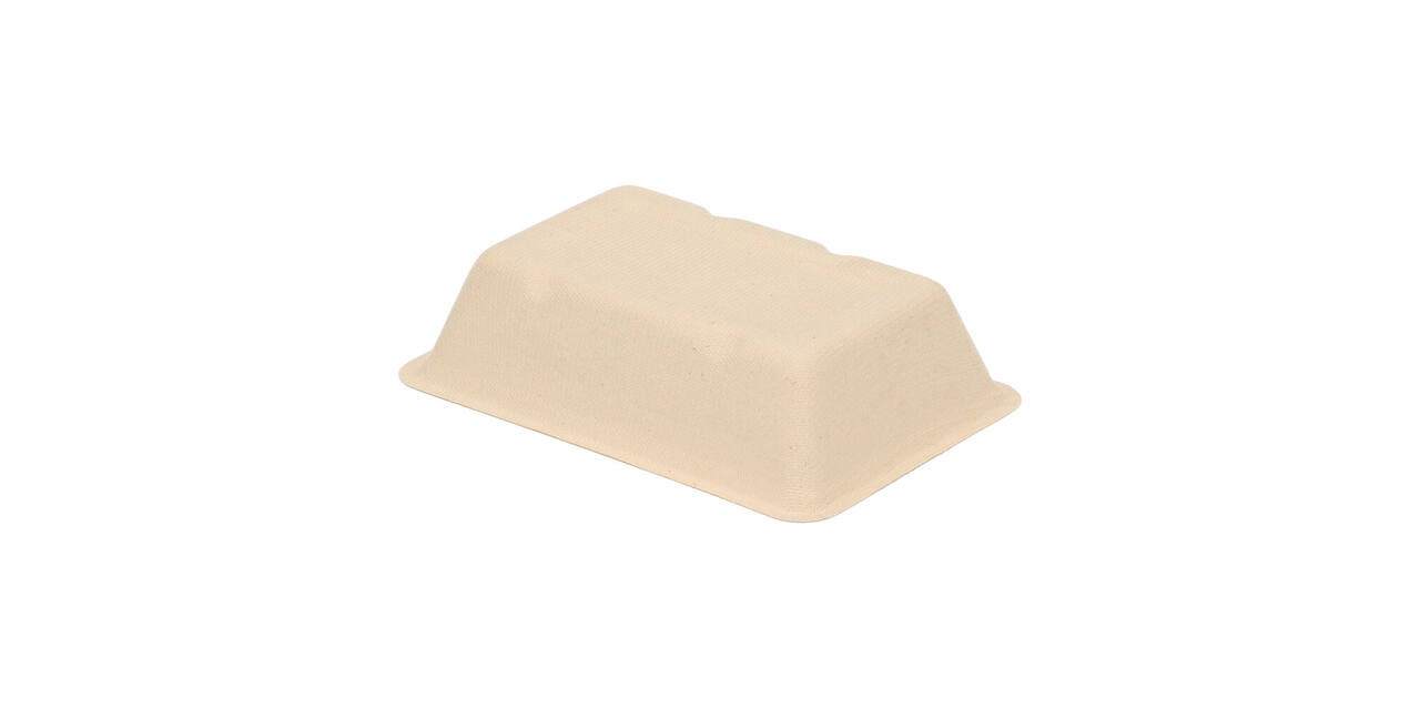 Snackbak Suikerriet 143 x 96 x 35 mm beige A9