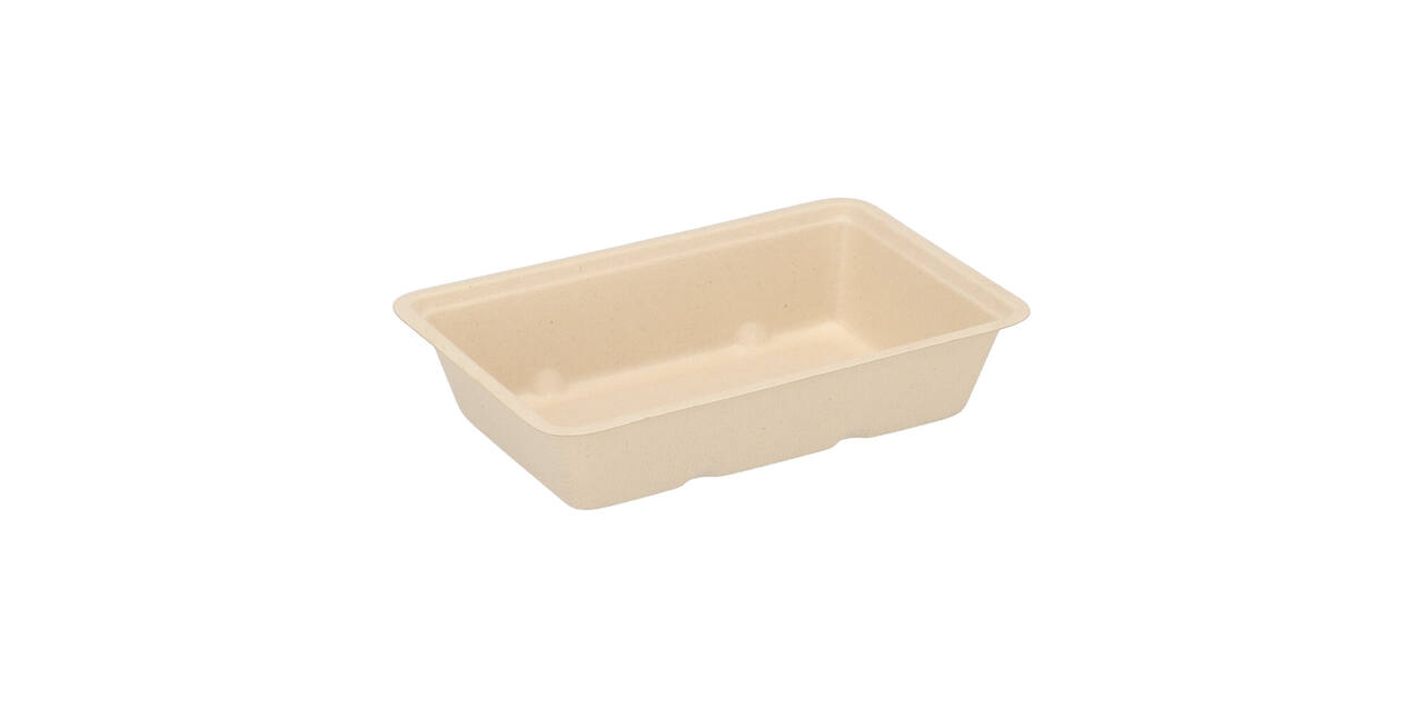Snackbak Suikerriet 162 x 111 x 35 mm beige A13