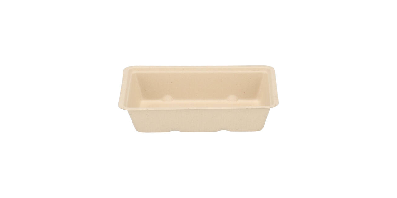 Snackbak Suikerriet 162 x 111 x 35 mm beige A13