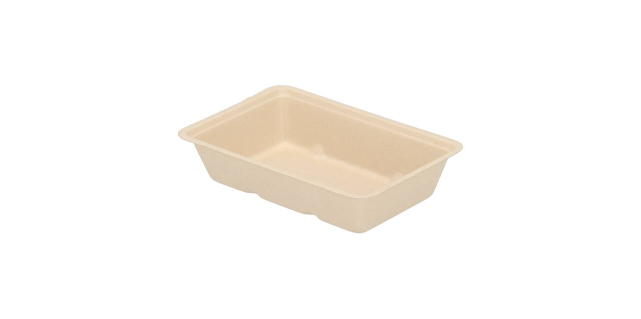 Snackbak Suikerriet 162 x 111 x 35 mm beige A13