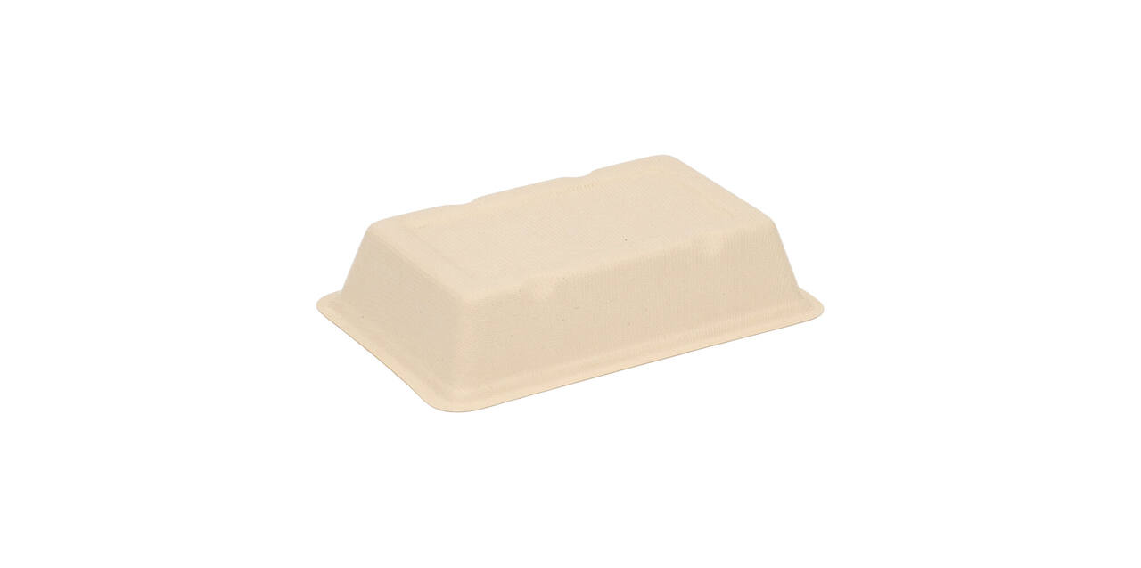 Snackbak Suikerriet 162 x 111 x 35 mm beige A13