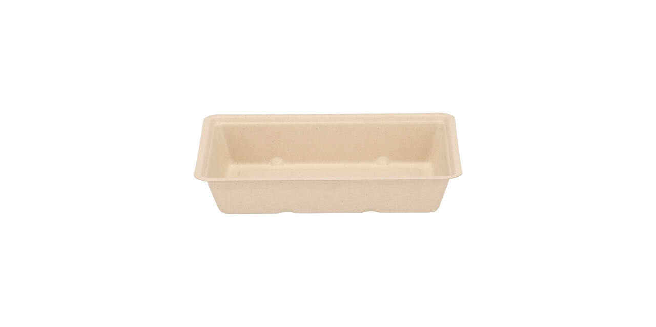 Snackbak Suikerriet 190 x 120 x 35 mm beige A14