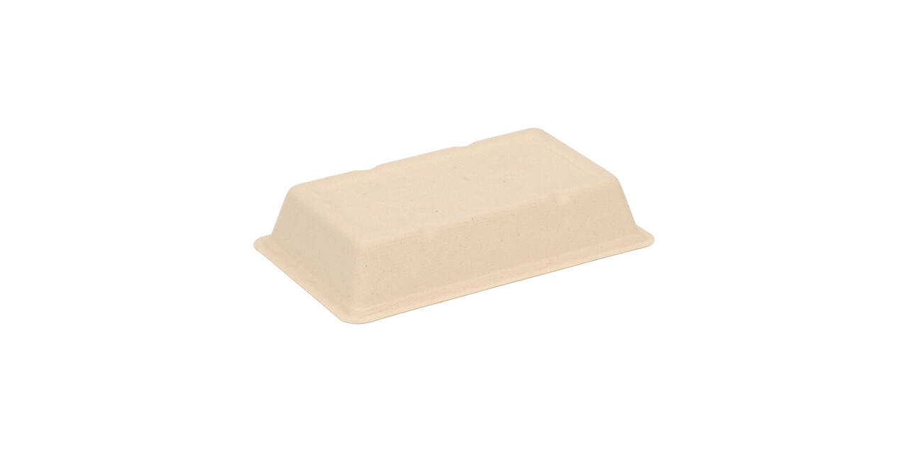 Snackbak Suikerriet 190 x 120 x 35 mm beige A14