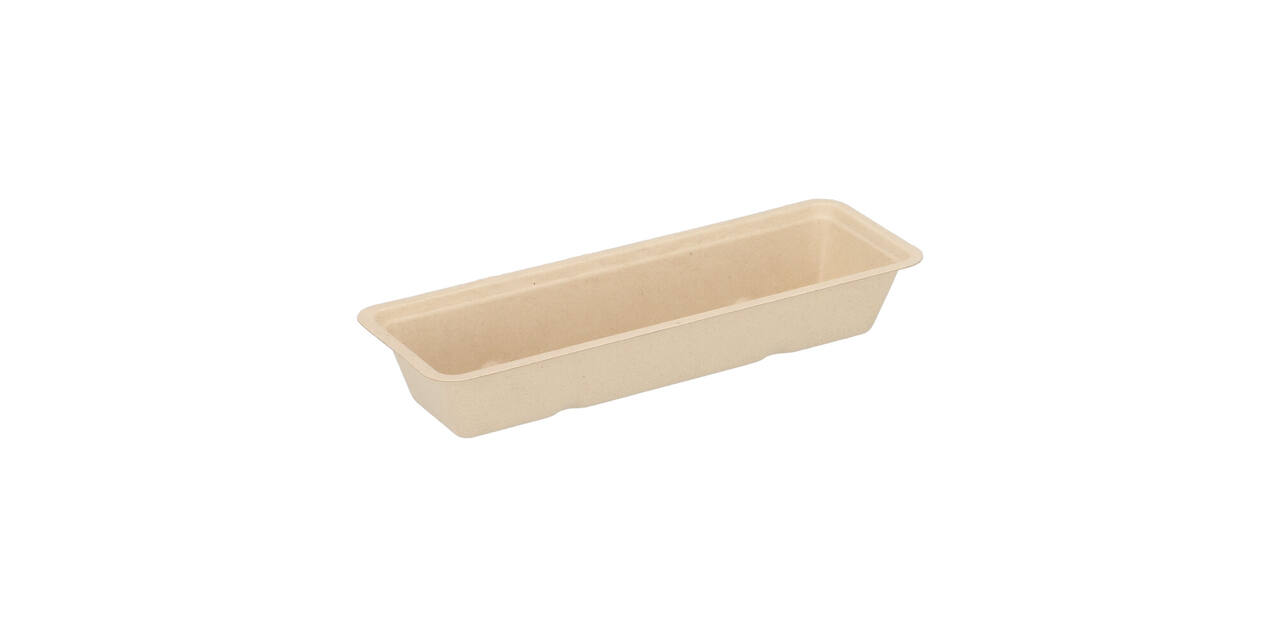 Snackbak Suikerriet 201 x 71 x 34 mm beige A16