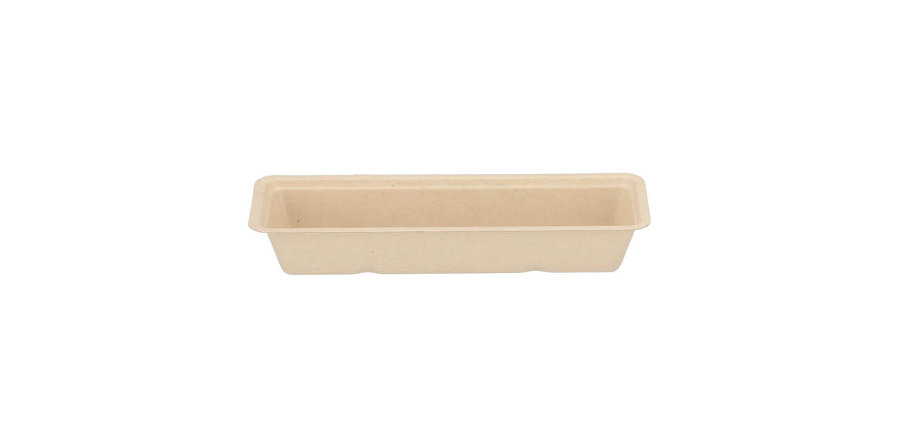Snackbak Suikerriet 201 x 71 x 34 mm beige A16
