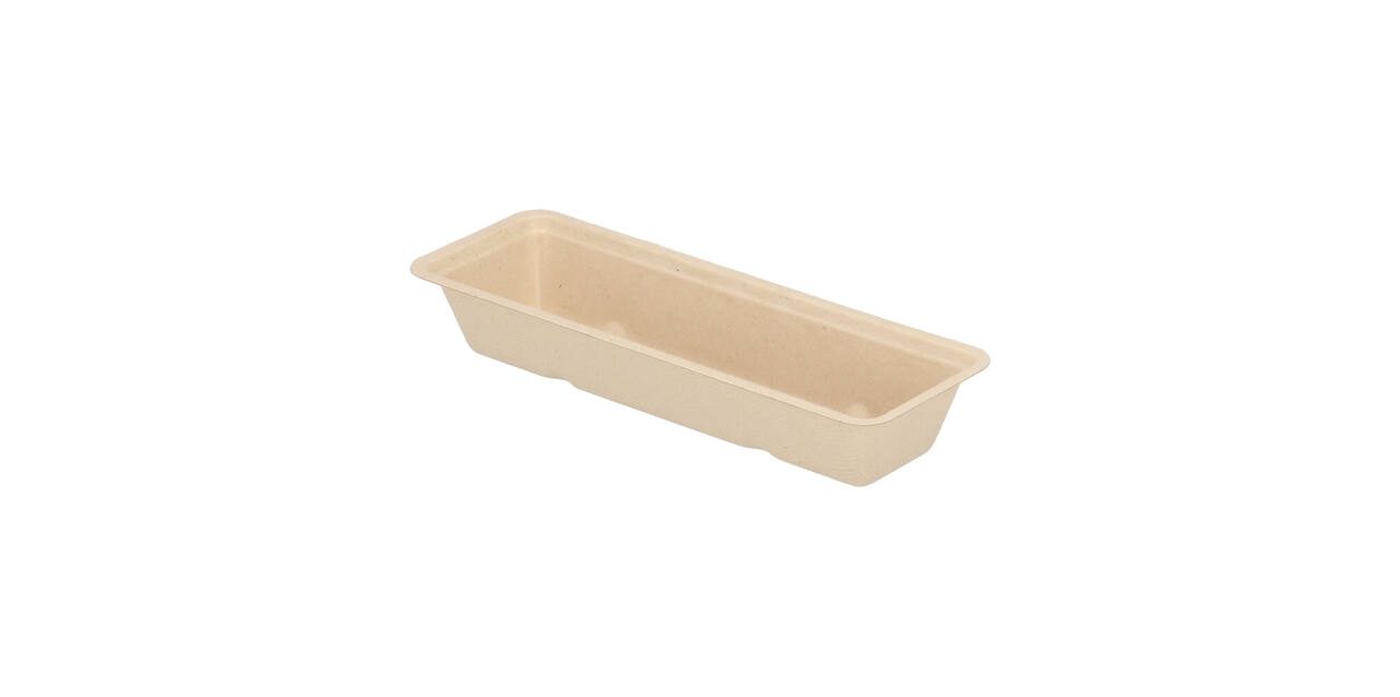 Snackbak Suikerriet 201 x 71 x 34 mm beige A16