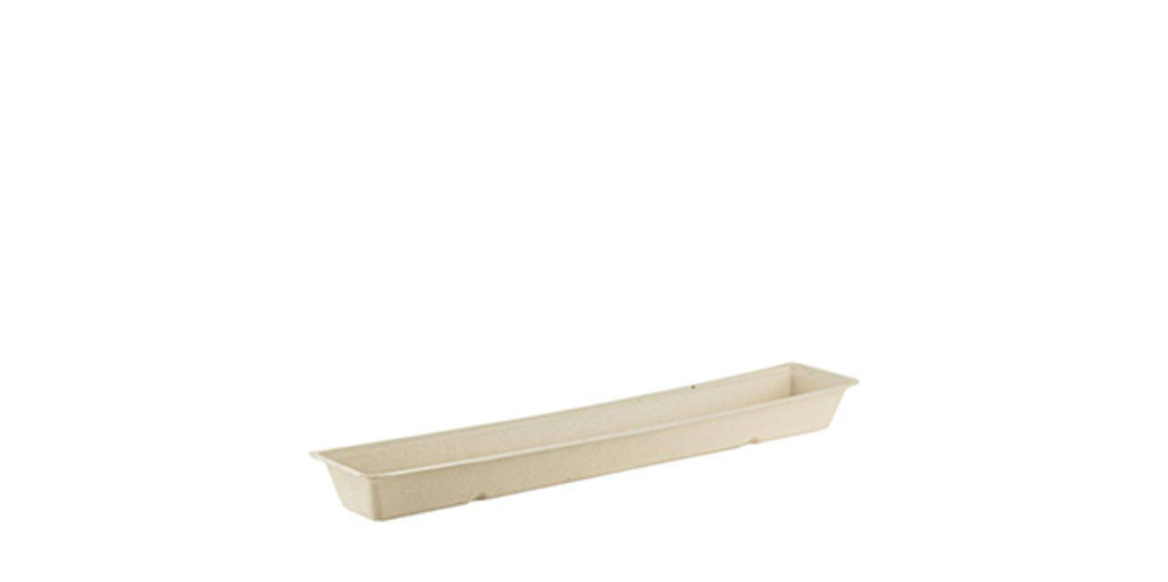 Snackbak Suikerriet 387 x 70 x 31 mm beige A16 XXL