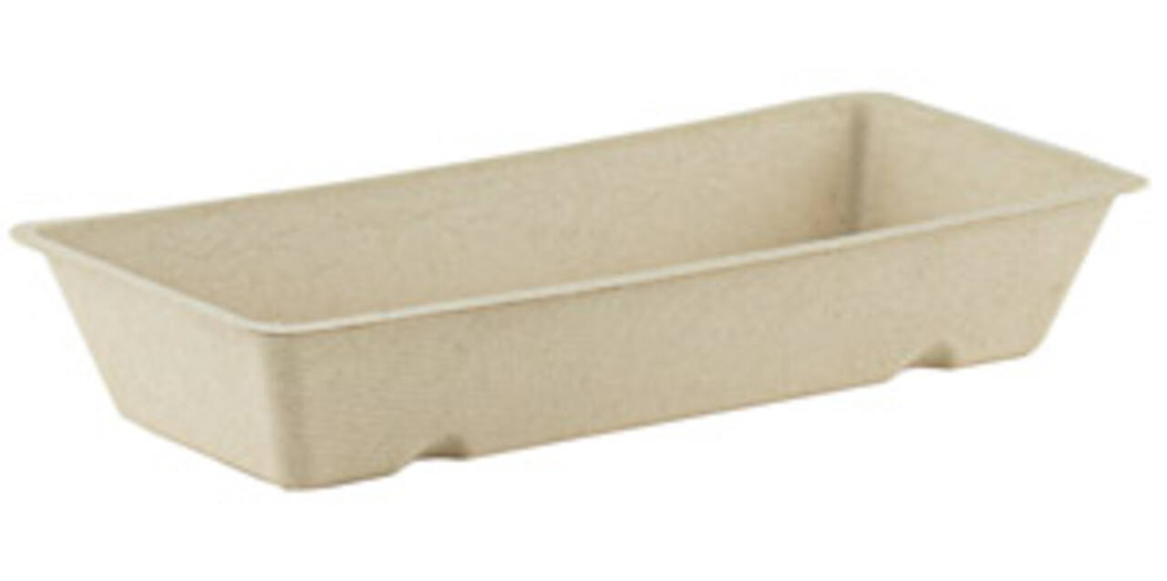 Snackbak Suikerriet 201 x 95 x 34 mm beige A18