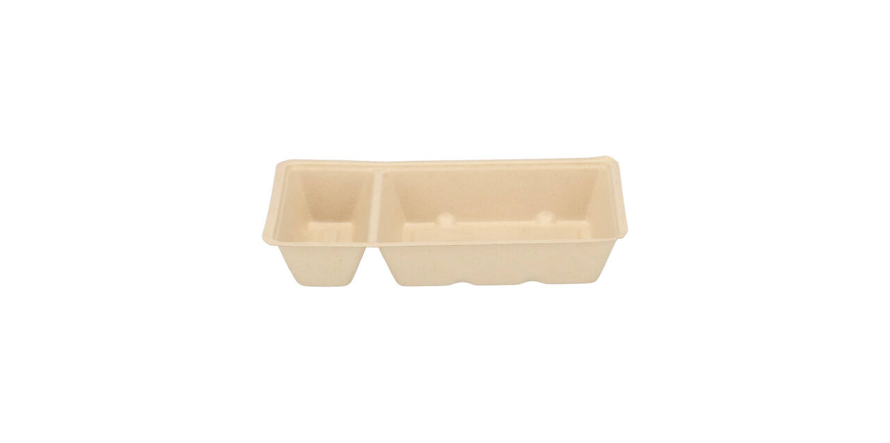 Snackbak Suikerriet 204 x 121 x 35 mm beige A20 (A14+1)