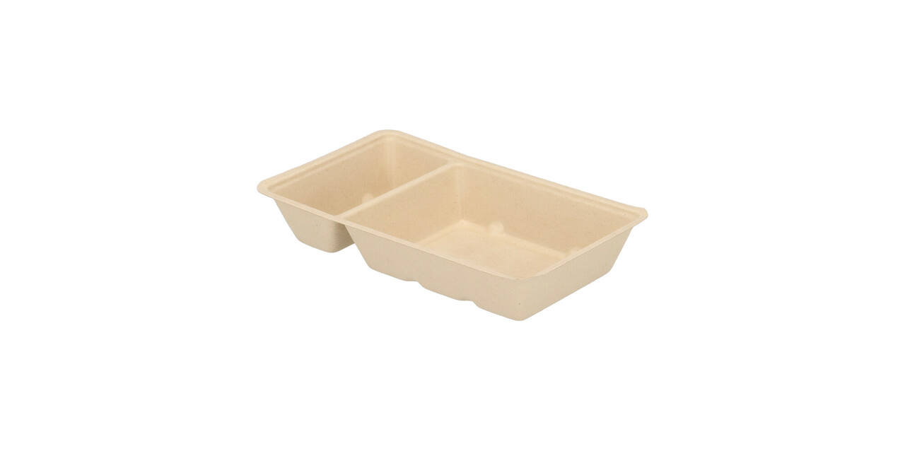 Snackbak Suikerriet 204 x 121 x 35 mm beige A20 (A14+1)