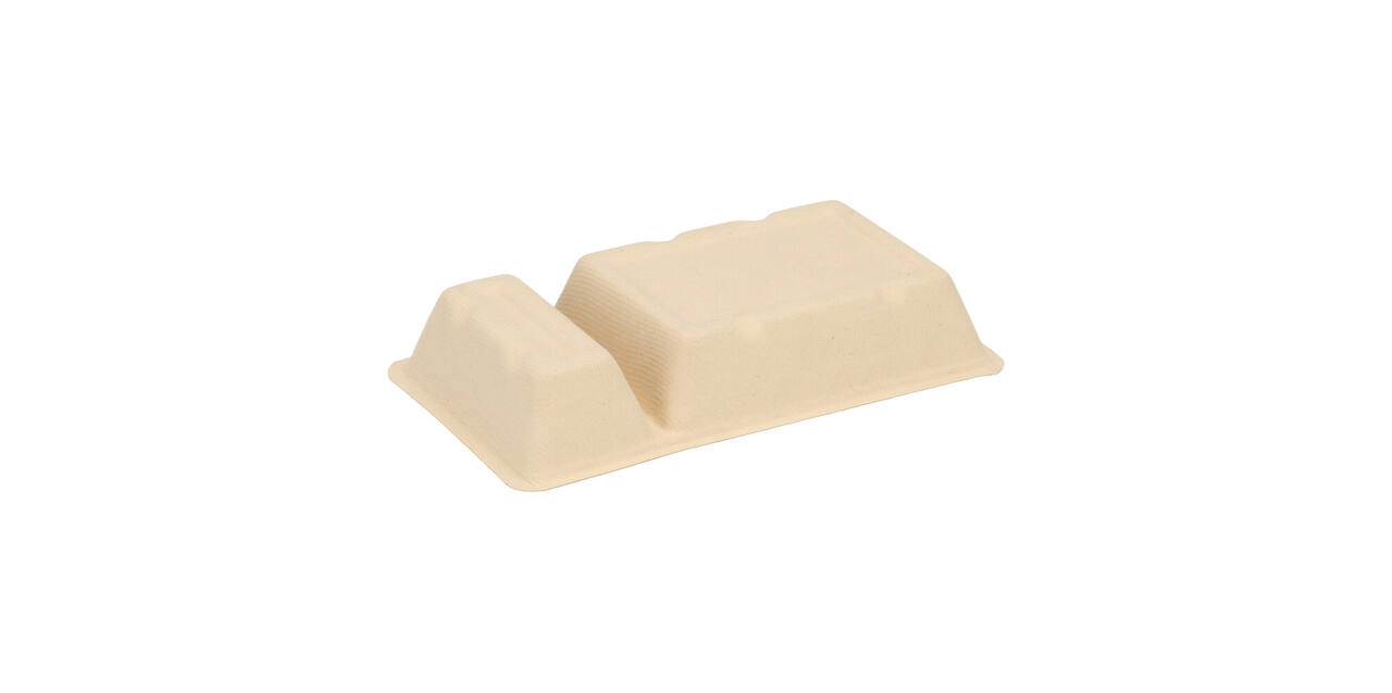 Snackbak Suikerriet 204 x 121 x 35 mm beige A20 (A14+1)
