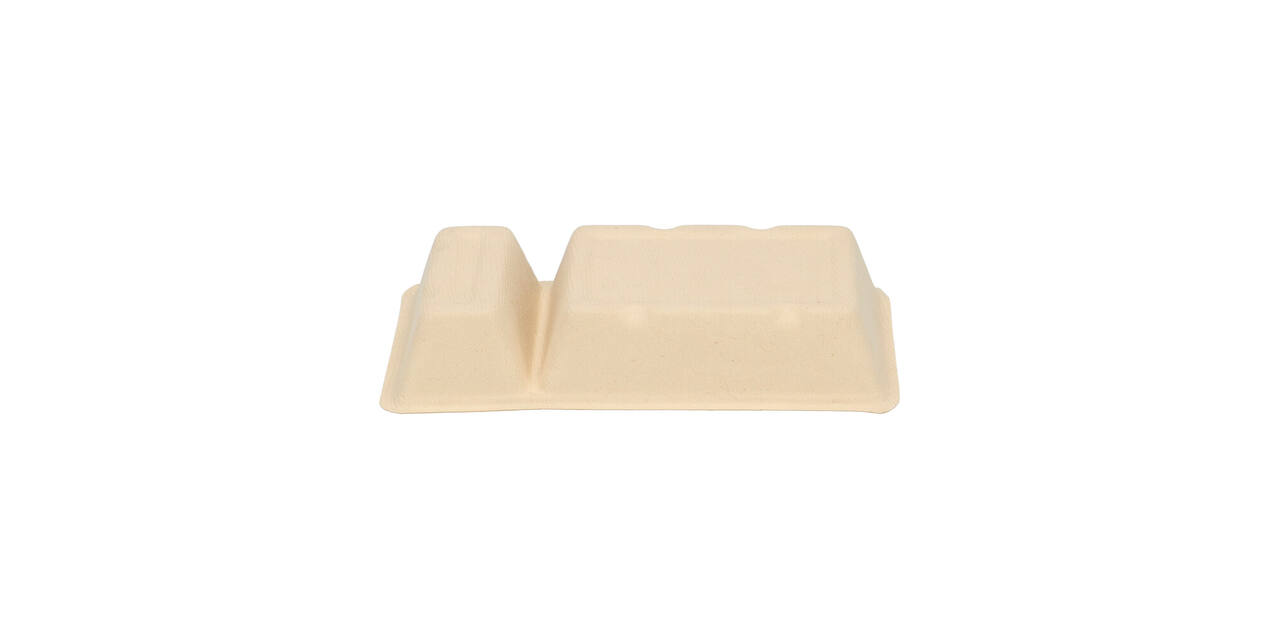 Snackbak Suikerriet 204 x 121 x 35 mm beige A20 (A14+1)